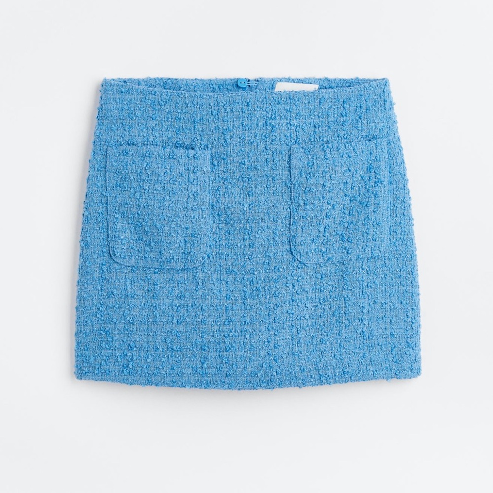 H&M Textured Knit Mini Skirt